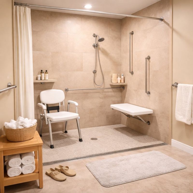 Senior Shower Installation in Sarasota County, FL