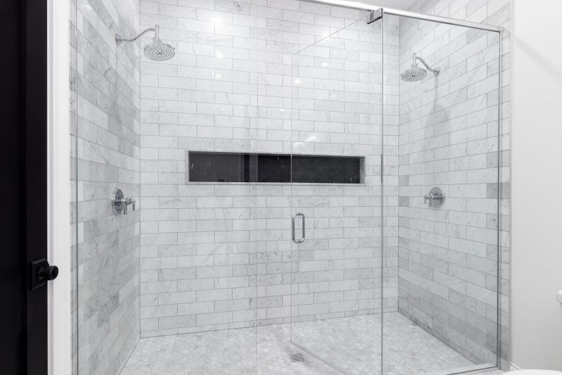 Completed Modern Shower